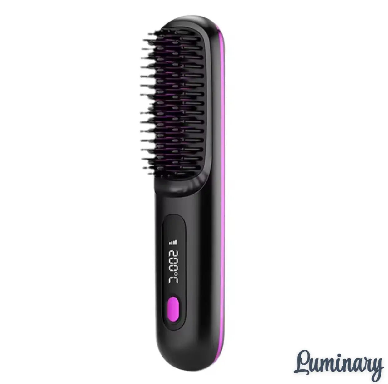 ThermiLiss™ : Brosse Lissante et Chauffante Professionnelle en Céramique | Lisseur & Brosse 2-en-1 - Luminary Beaute